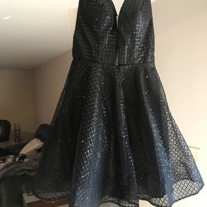 Black cocktail dress